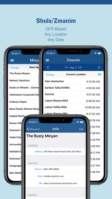 Siddur Zmanim Luach Minyanim