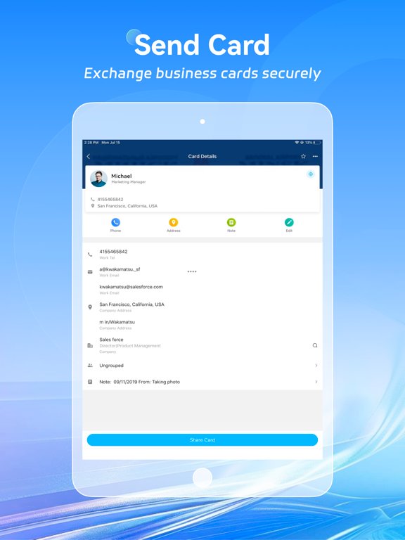 CamCard AI Business Assistant