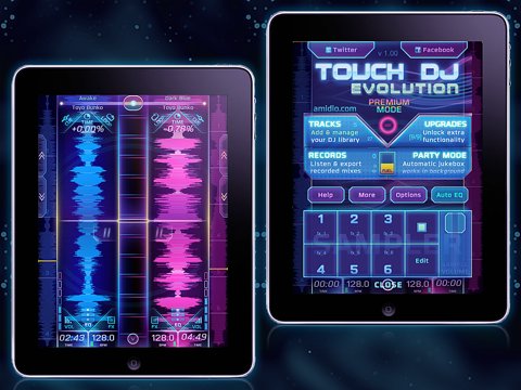 Touch DJ™ Evolution - Visual Mixing, Key Lock, AutoSync