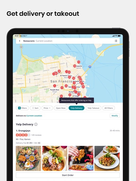 Yelp: Food, Services & Reviews