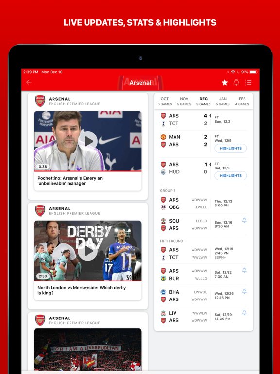 ESPN: Live Sports & Scores