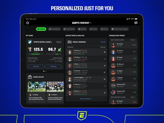 ESPN Fantasy Sports & More