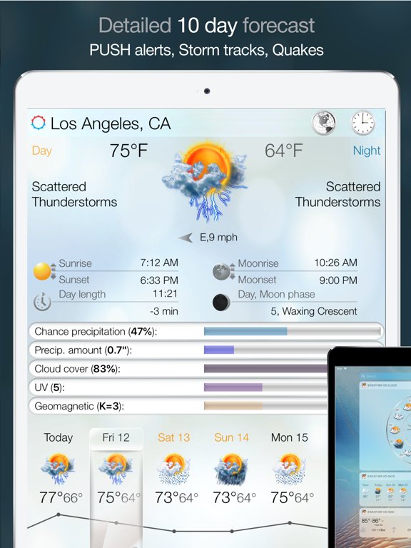 eWeather HD - Weather & Alerts
