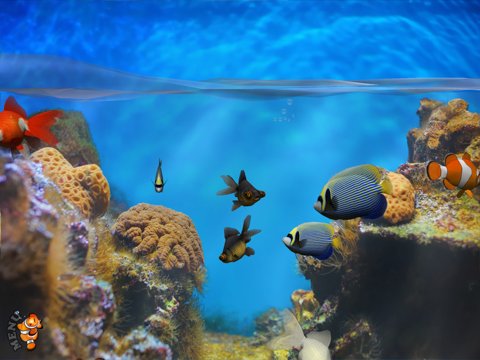 Fish Fingers! 3D Interactive Aquarium FREE
