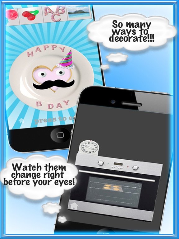 Cookie Maker Cake Games - Free Dessert Food Cooking Game for Kids