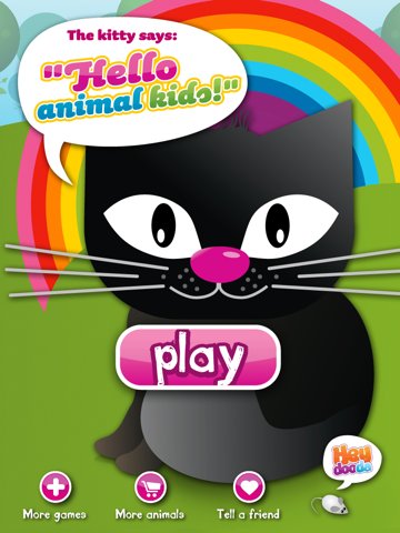 Heydooda! The kitty says: Hello animal kids