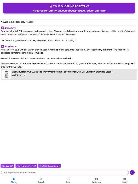 ShopSavvy - Shopping Assistant