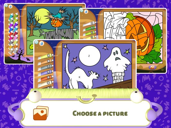 Color by Numbers - Halloween