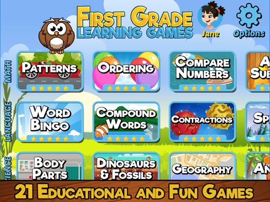 First Grade Learning Games
