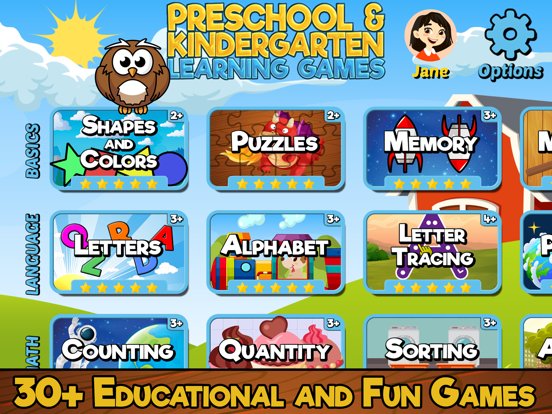 Preschool & Kindergarten Games