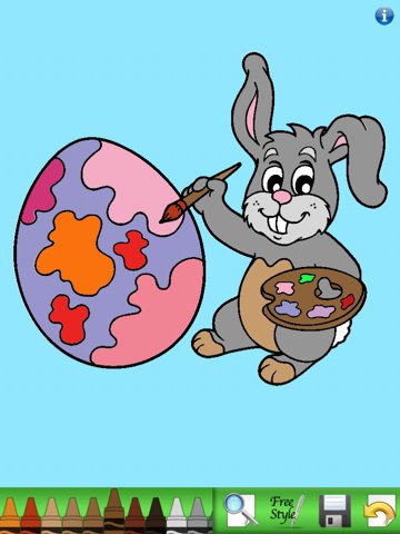 Easter Egg Kids Coloring Book!