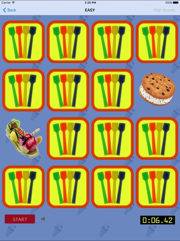 Ice Cream Matching Game 2