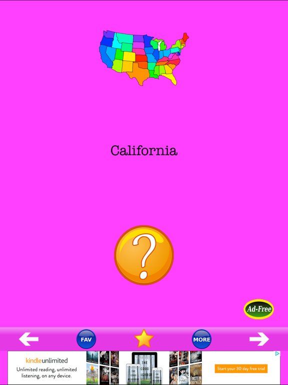 U.S. State Capitals! States & Capital Quiz Game