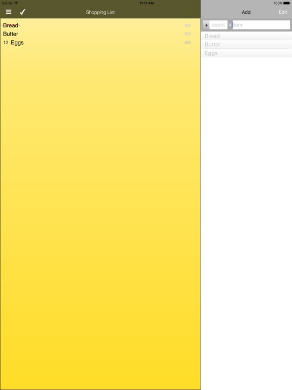 ShopShop - Shopping List