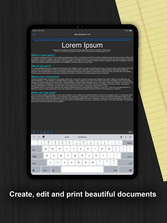 Documents Pro, Download & Edit