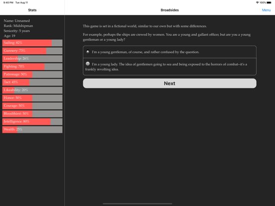 Choice of Broadsides