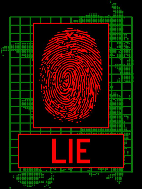 Lie Detector Fingerprint Scan