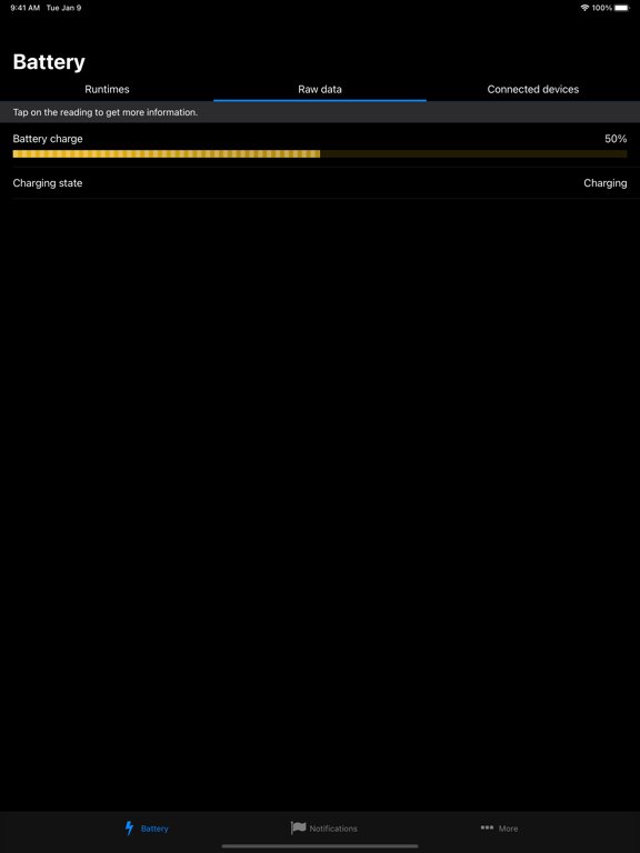 Battery Life - check runtimes
