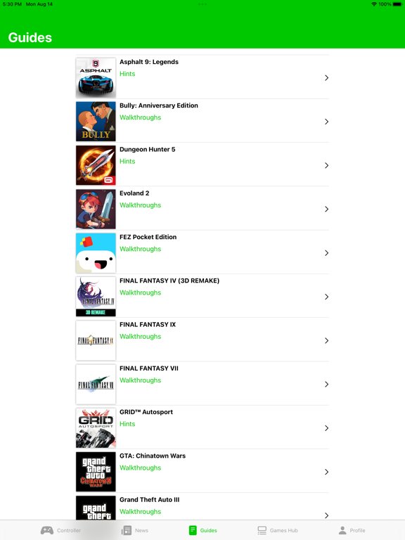 Game Controller Apps