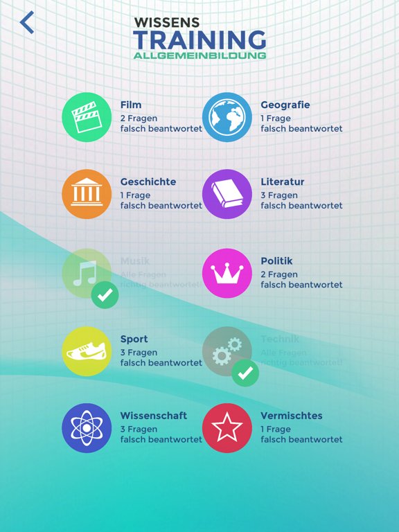 Wissenstraining Pro. Das Quiz
