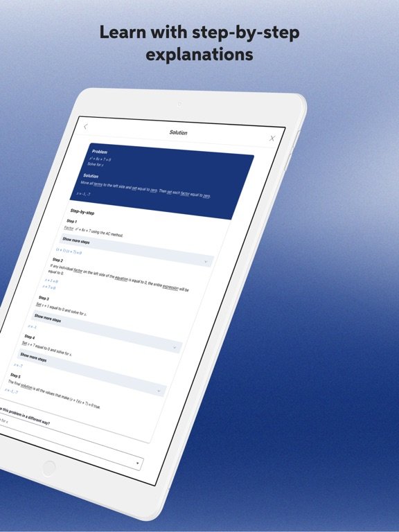 Mathway: Math Problem Solver