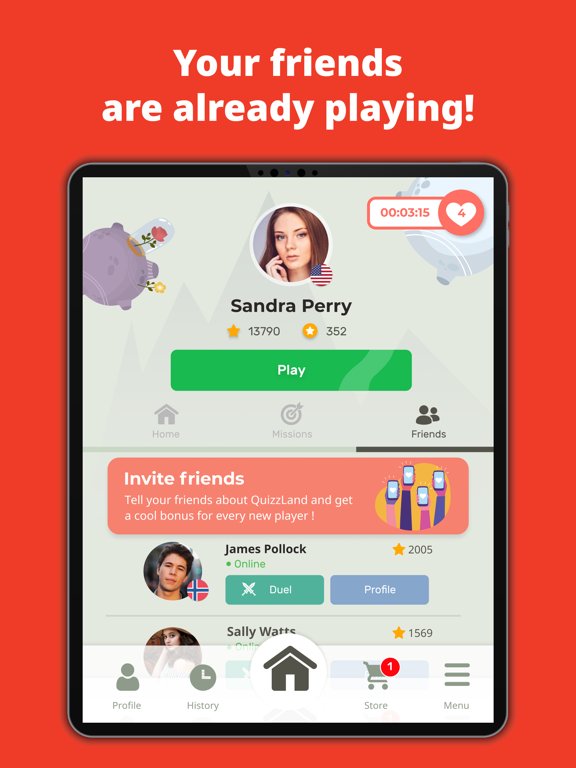 QuizzLand. Quiz & Trivia game