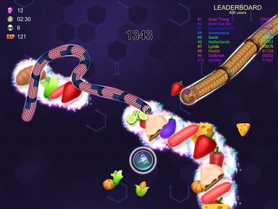 Worm.io - Snake & Worm IO Game