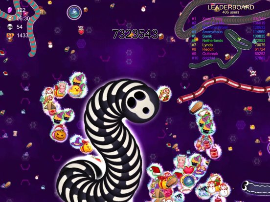 Worm.io - Snake & Worm IO Game