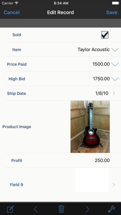 HanDBase Database Manager
