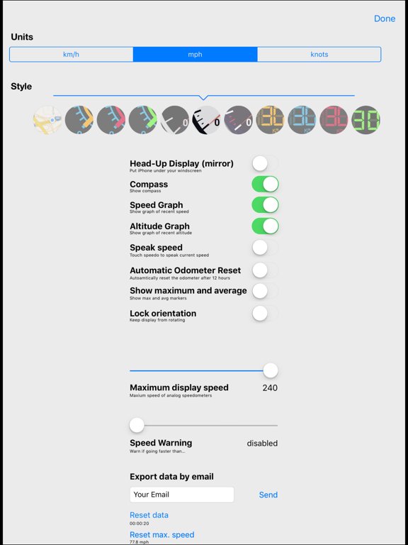 Speedometer Speed Box