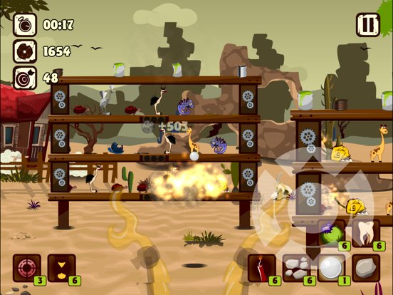 Slingshot range: Golden target