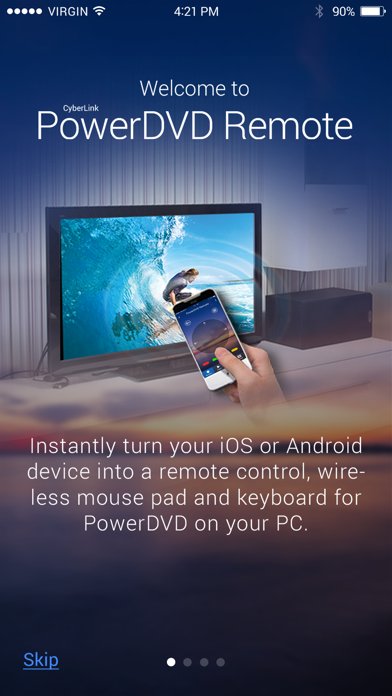 PowerDVD Remote App