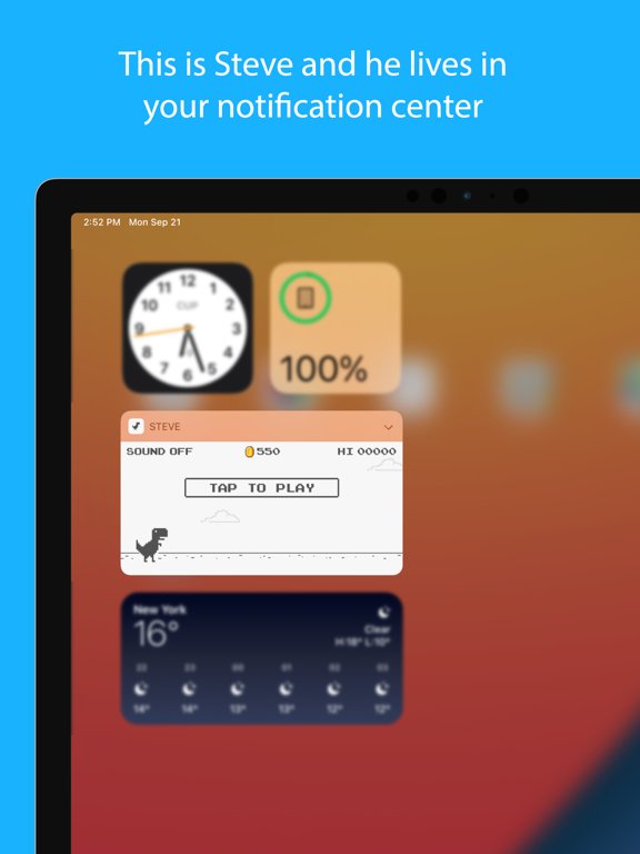 Steve | Widget Dinosaur Game