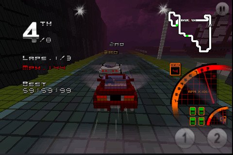 3D Pixel Racing