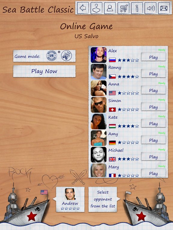 Sea Battle HD: Classic battleship board game