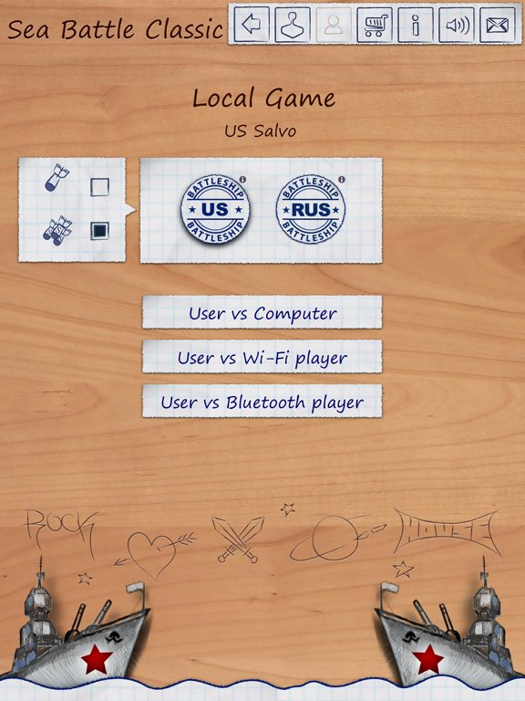 Sea Battle HD: Classic battleship board game