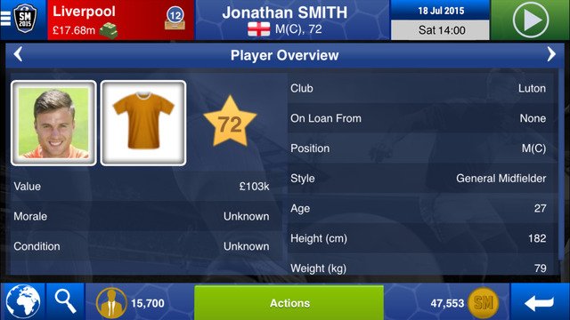 Soccer Manager 2015