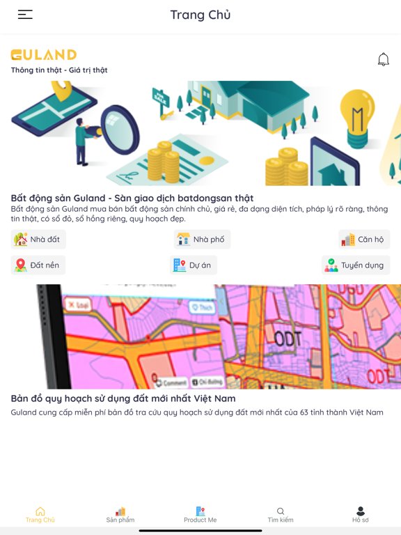 Guland bản đồ quy hoạch VN