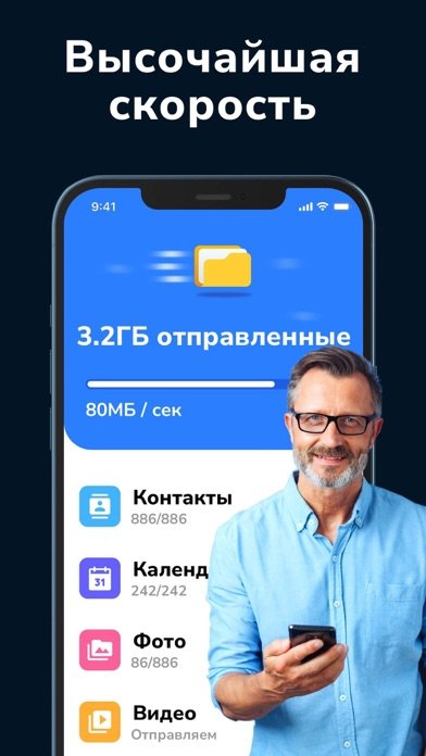 Перенос данных и контактов