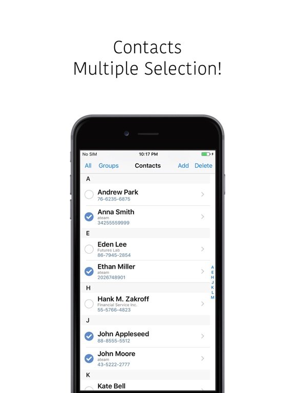 Contacts Multi Remove: Очистка