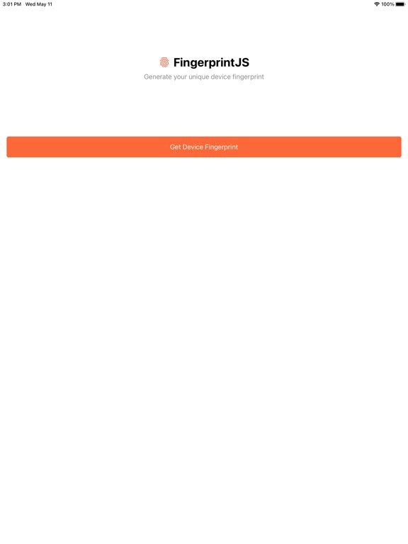 FingerprintJS Showcase