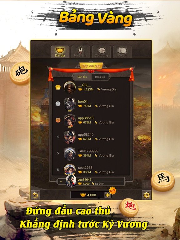 Cờ Tướng Cờ Úp Online Kỳ Vương