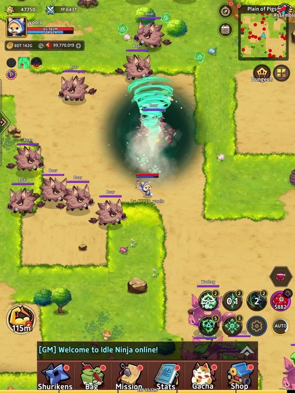 Idle Ninja Online