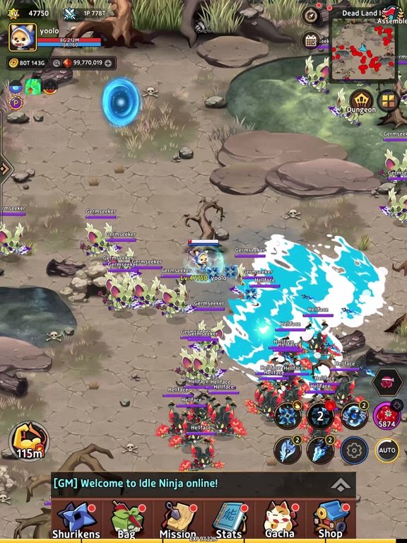 Idle Ninja Online