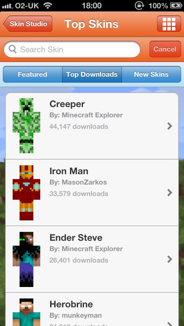 Minecraft Skin Studio