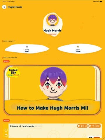 Tomodachi Miis Ideas