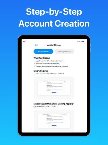 Developer - Create App Guide