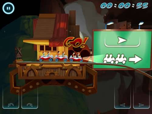 3D Rollercoaster Rush Underground HD