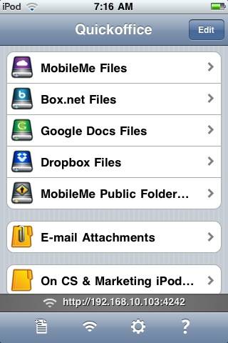 Quickoffice Connect Mobile Suite