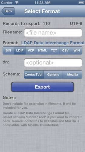 Contacts Tool